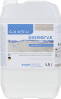 AquaSeal GreenStar, двухкомпонентный полиуретановый лак на водной основе премиум-класса, 5,5л_0